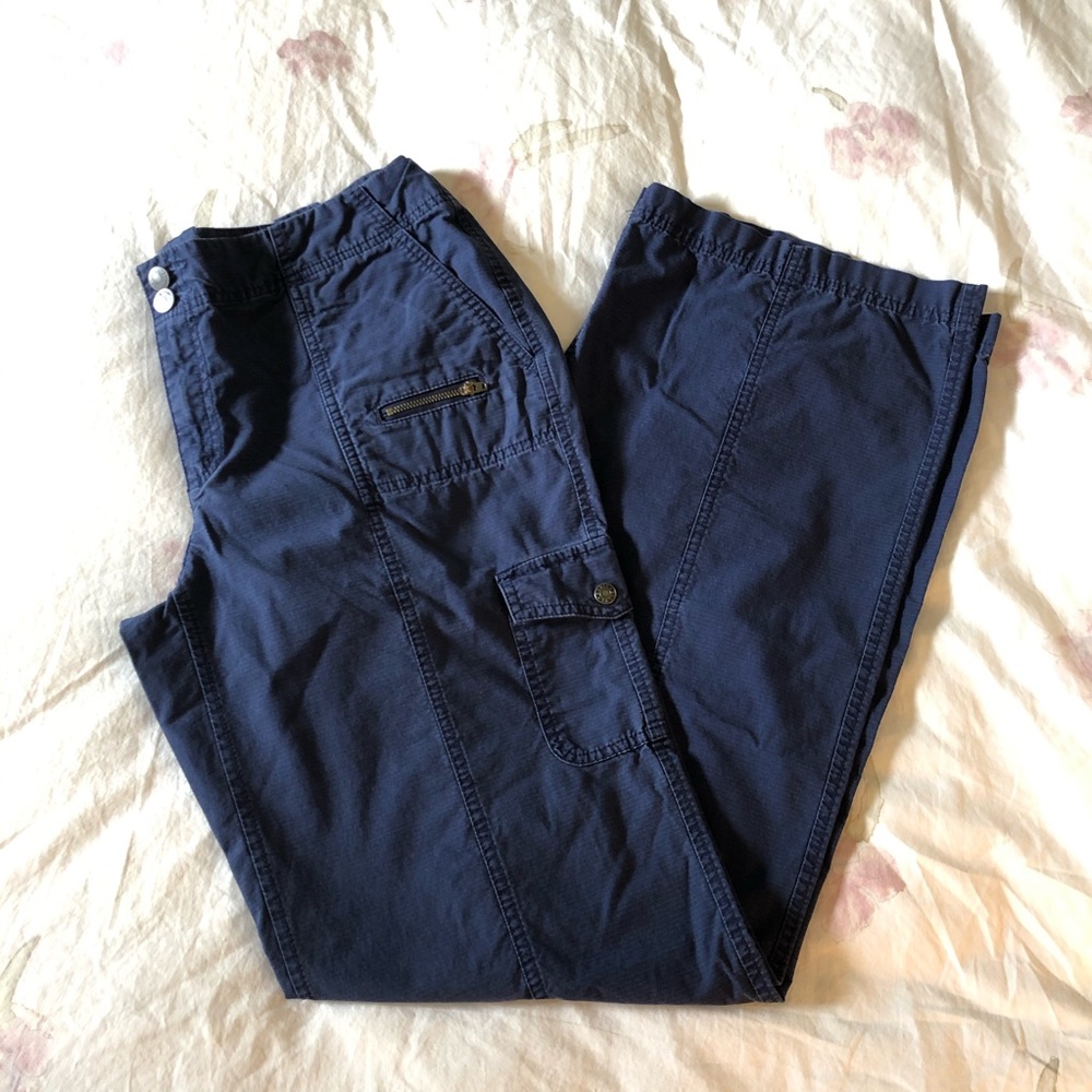 Eddie Bauer Navy Blue Vashon Fit Cargo Pants - 12T